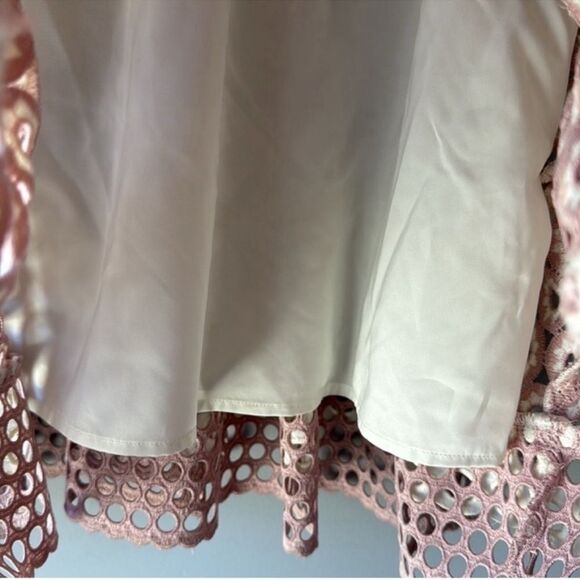 Sea New York Pink Crochet Lace Dress Coquette - Picture 13 of 13